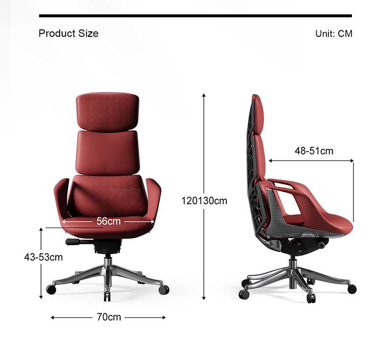 Ghế lãnh đạo da công thái học cao cấp BCHAIR Spider A