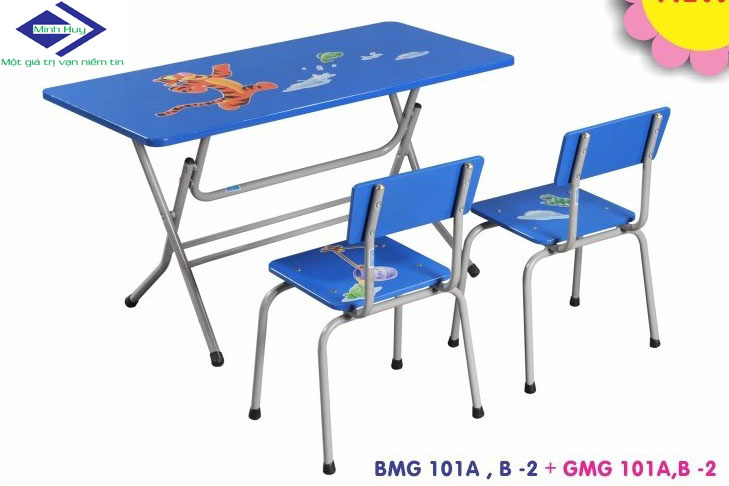 Bàn mẫu giáo BMG101 + GMG101 - 2