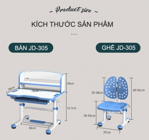 Bộ bàn học thông minh JD-305