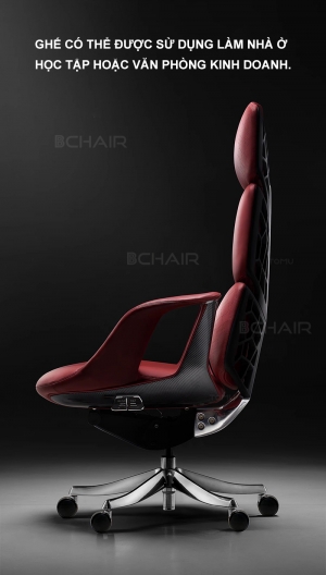 Ghế lãnh đạo da công thái học cao cấp BCHAIR Spider A