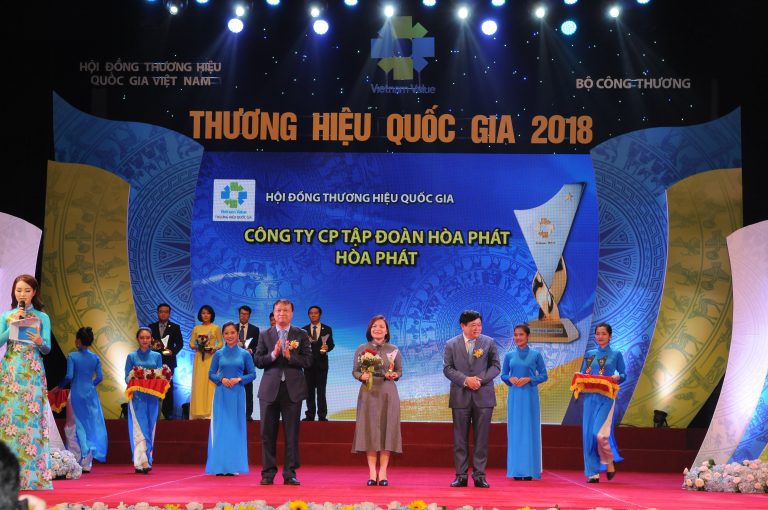 Lần thứ 4 liên tiếp Hòa Phát đạt thương hiệun quốc gia